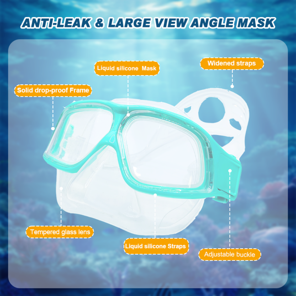 Last Day 36%OFF Speedy Adult Snorkeling Mask – Anti-Fog, UV400, Comfort Fit