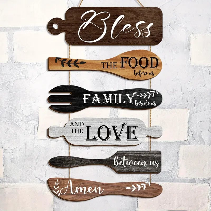 🔥LAST DAY 49% OFF - Wooden Kitchen Wall Decor