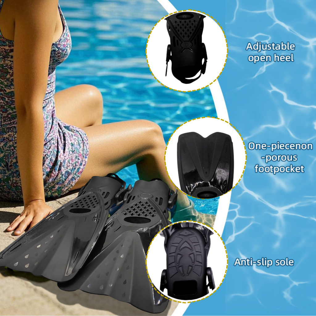 HOT SALE 46%OFF SPEED Swim Fins - Comfort Fit Snorkeling Fins for Adults