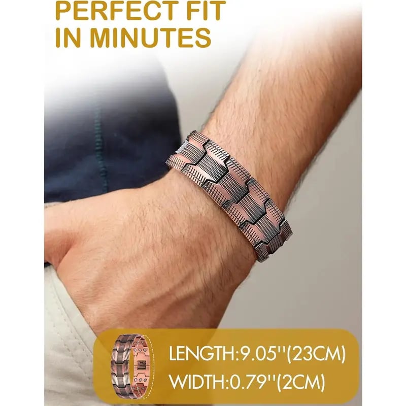 ⏰LAST DAY 49% OFF-Copper magnetic bracelet——Relieve fatigue and promote blood circulation🔥