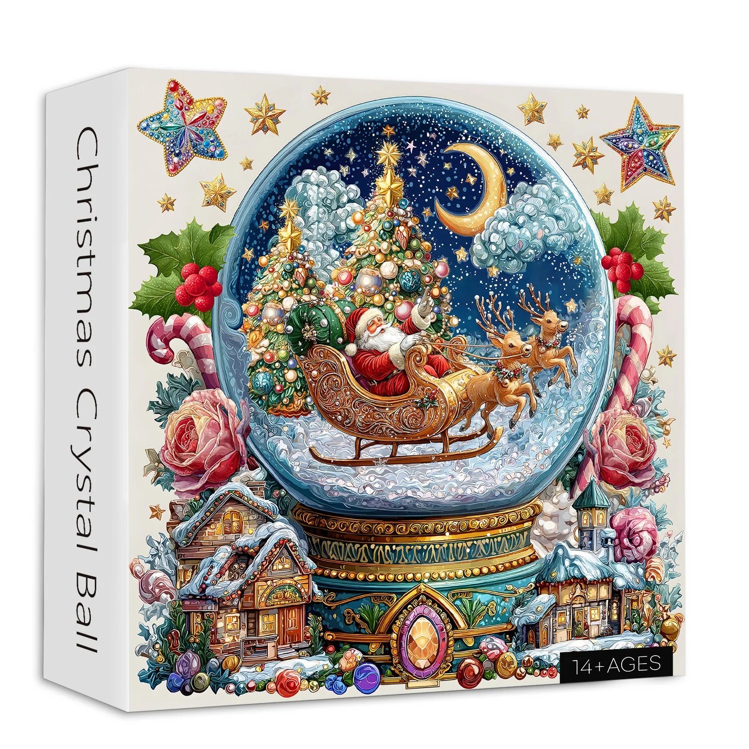 Christmas Crystal Ball Jigsaw Puzzles 1024 Pieces