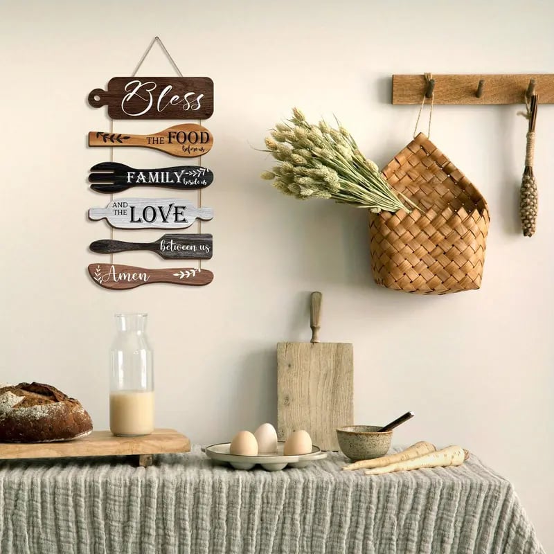 🔥LAST DAY 49% OFF - Wooden Kitchen Wall Decor