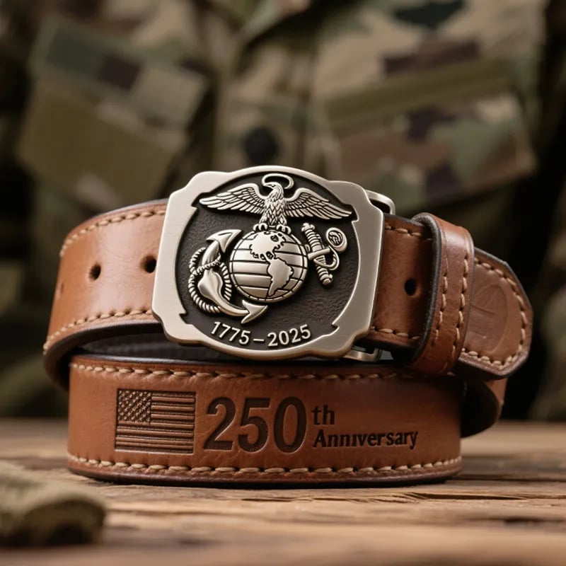 🔥Hot Sale 49% OFF –  US Marine Corps 250th Anniversary Belt