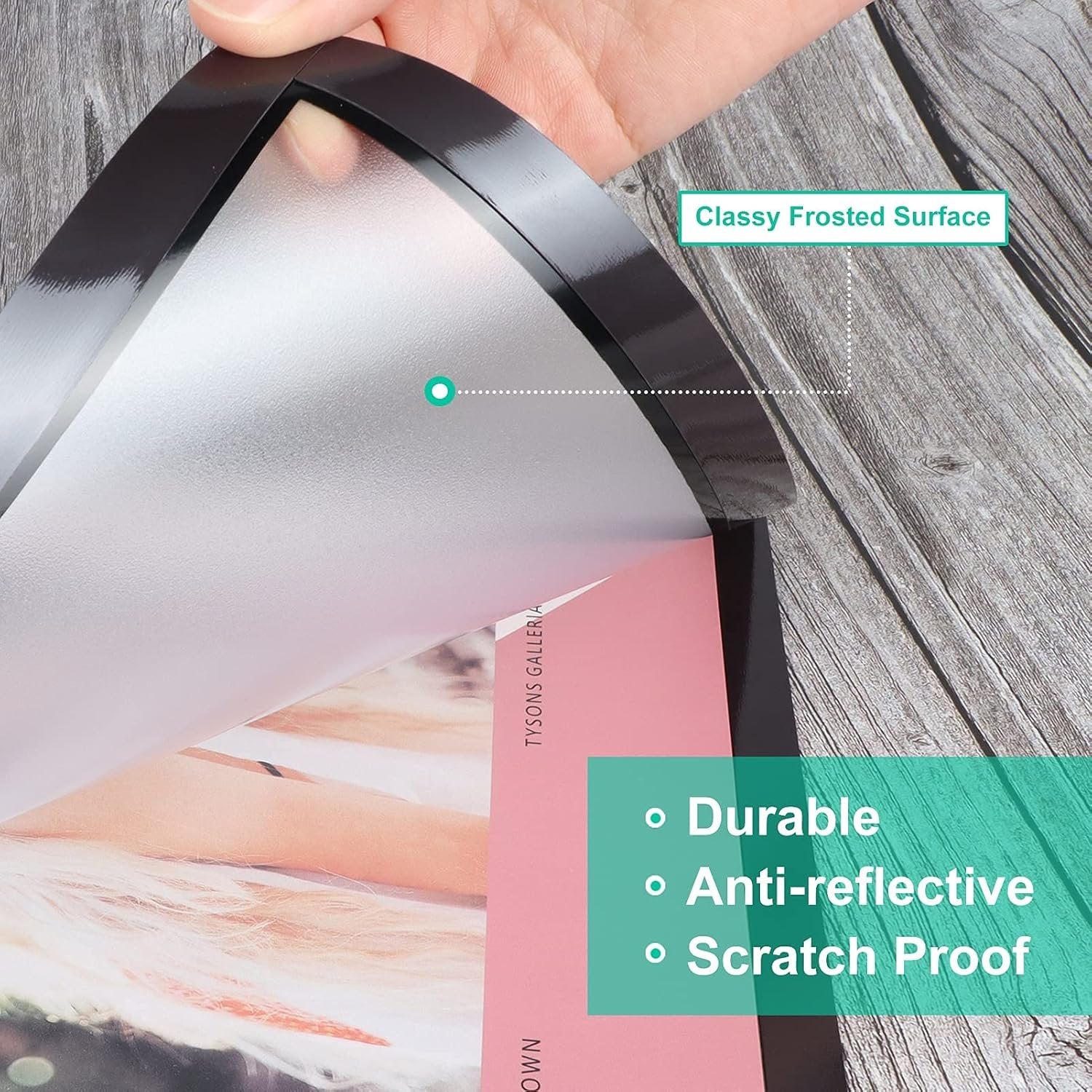 🖼️Magnetic Picture Frames for wall mount, Modified Magnetic Sheet with Self Adhesive Backing