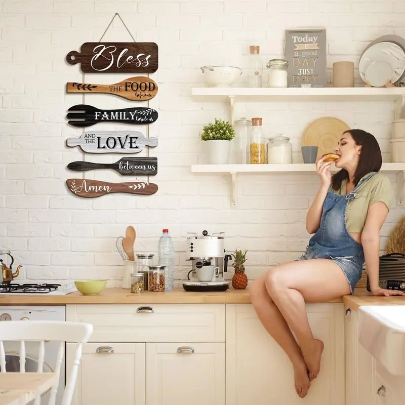 🔥LAST DAY 49% OFF - Wooden Kitchen Wall Decor