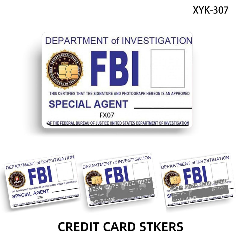 Secret Agent Card Skins Kit