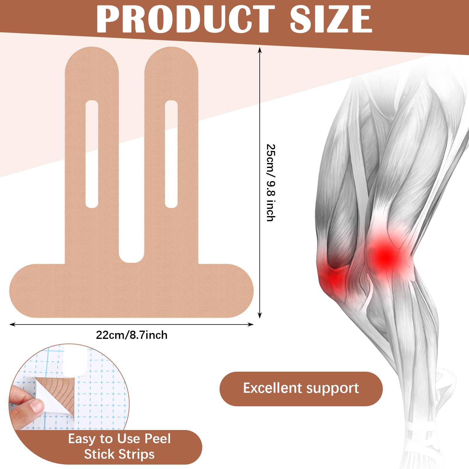 🦵✨ Precut Kinesiology Tape