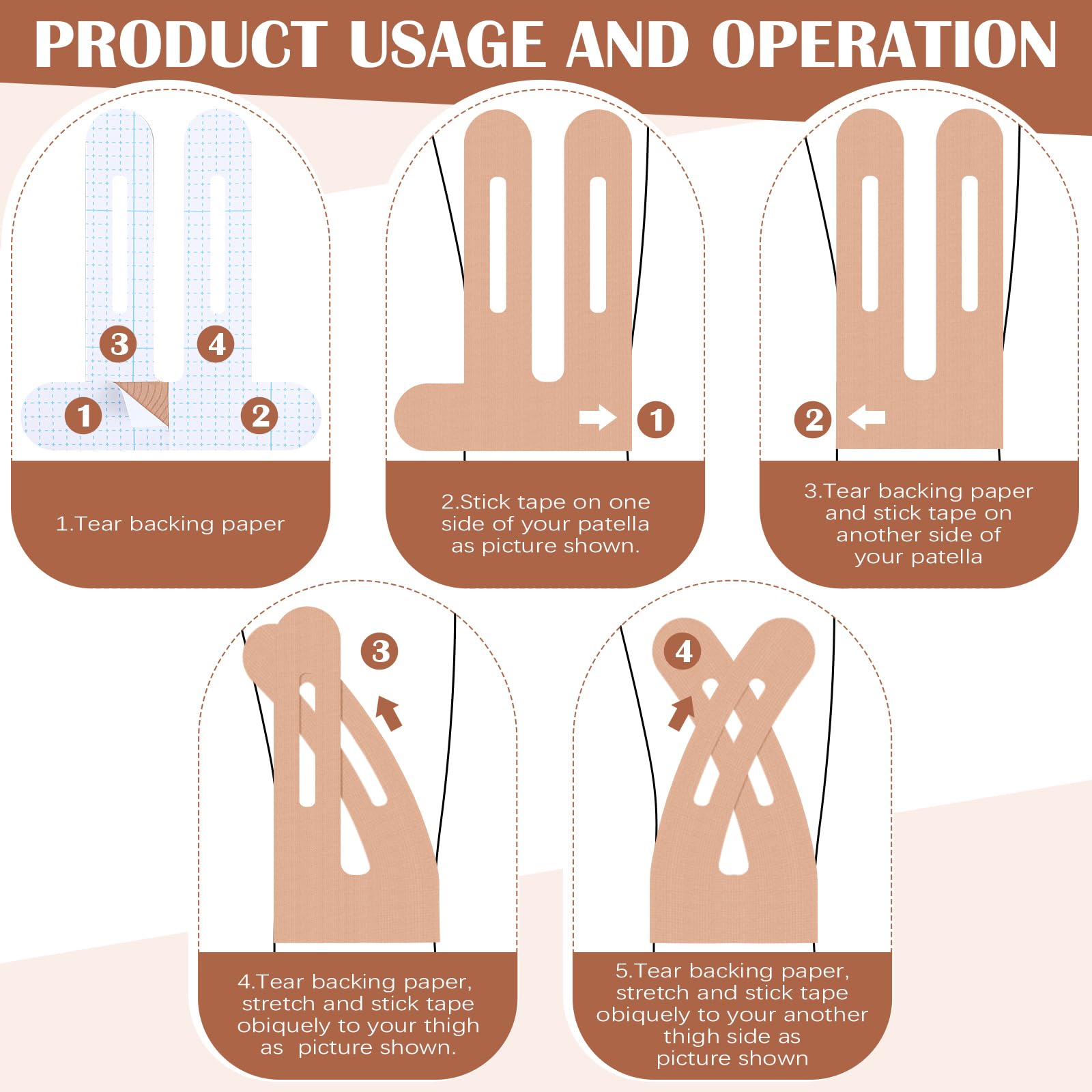 🦵✨ Precut Kinesiology Tape