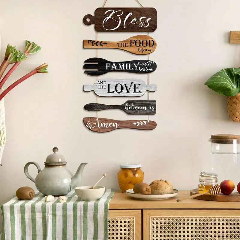 🔥LAST DAY 49% OFF - Wooden Kitchen Wall Decor