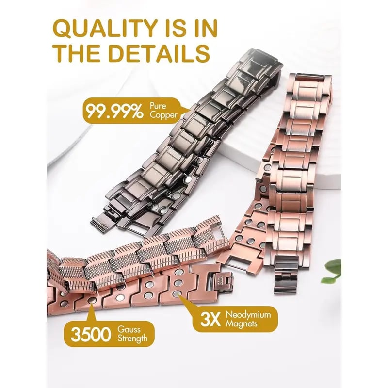 ⏰LAST DAY 49% OFF-Copper magnetic bracelet——Relieve fatigue and promote blood circulation🔥