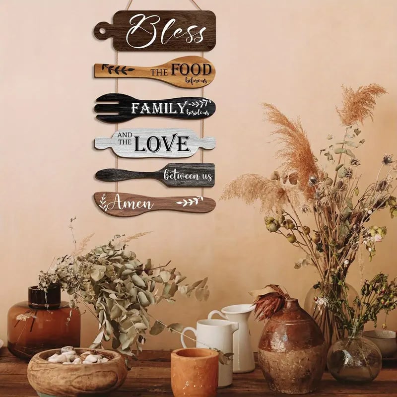🔥LAST DAY 49% OFF - Wooden Kitchen Wall Decor