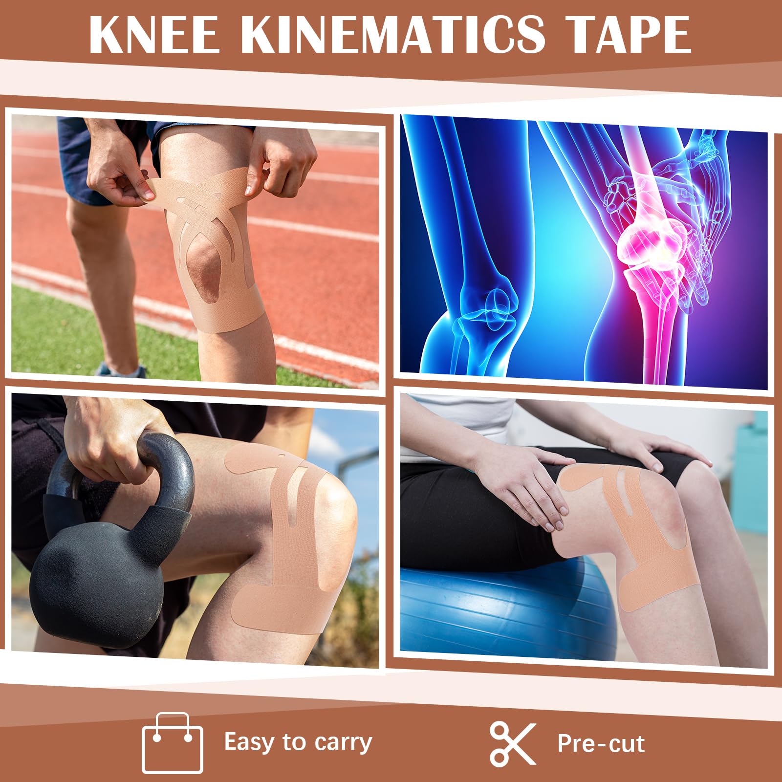 🦵✨ Precut Kinesiology Tape