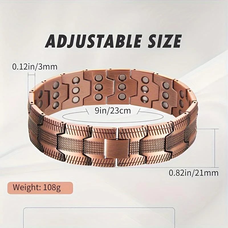 ⏰LAST DAY 49% OFF-Copper magnetic bracelet——Relieve fatigue and promote blood circulation🔥