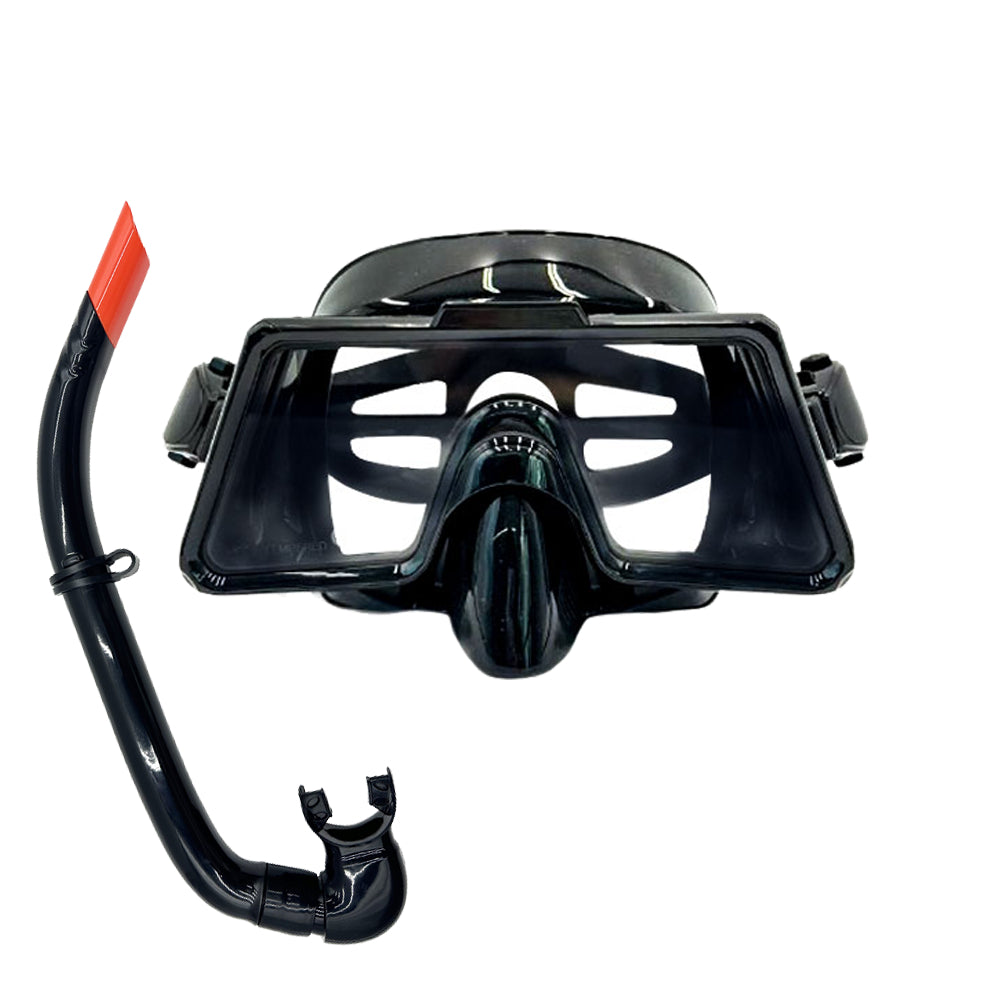 🔥🔥LAST DAY 49%OFF 🌈 Speedy Diving set Diving mask Breathing Tube Goggles Snorkeling Mask Flippers Tempered Glass Scuba