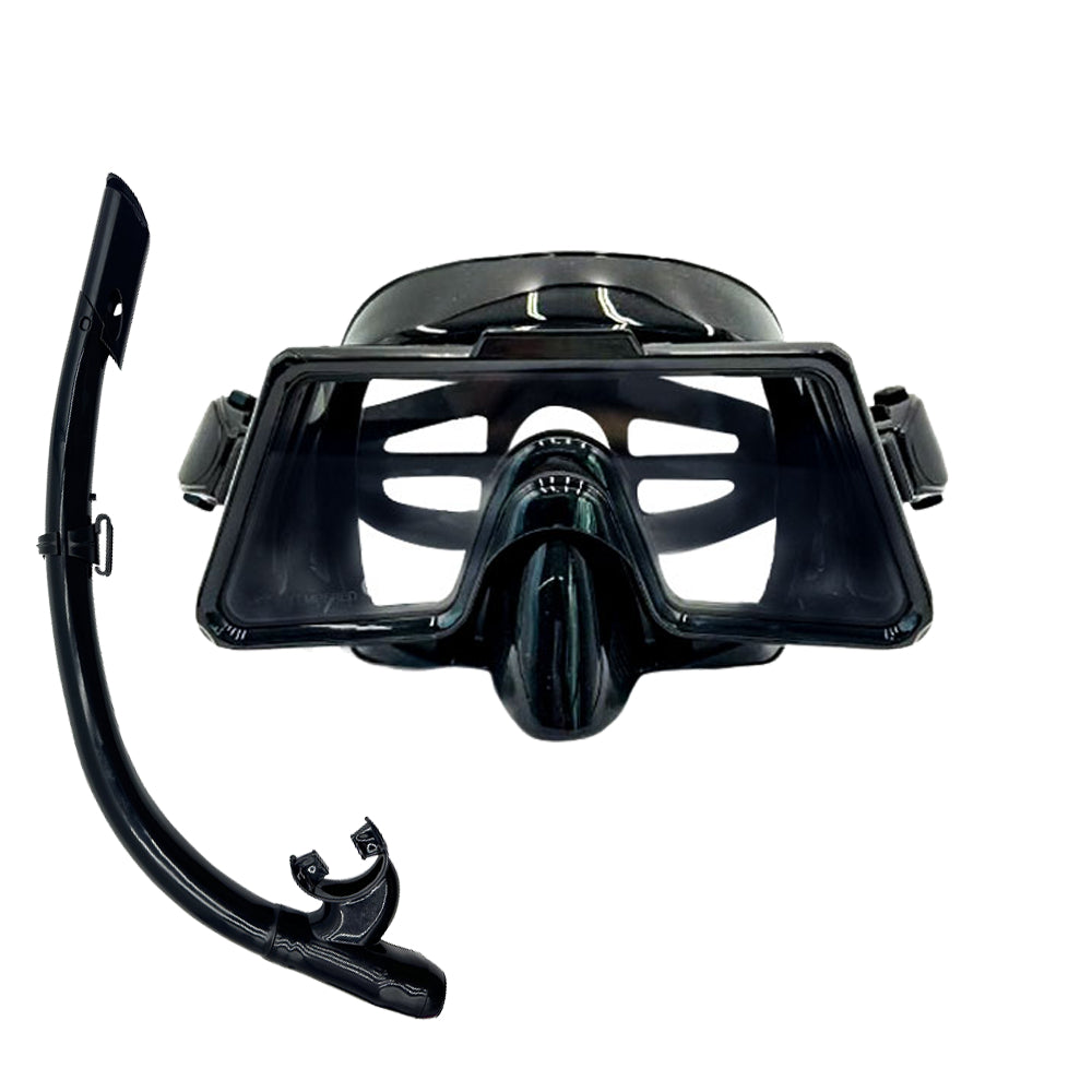 🔥🔥LAST DAY 49%OFF 🌈 Speedy Diving set Diving mask Breathing Tube Goggles Snorkeling Mask Flippers Tempered Glass Scuba
