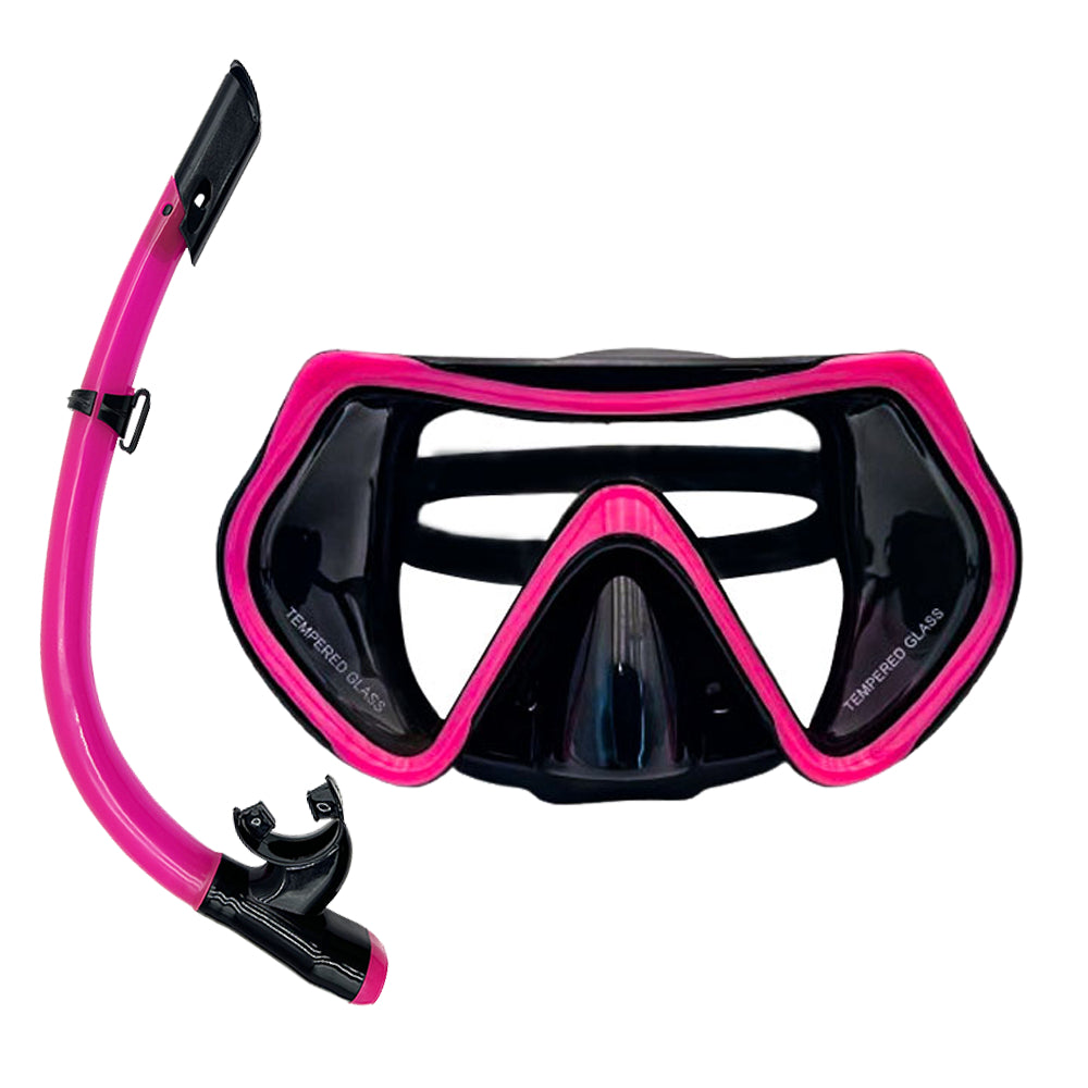 Speedy Diving Mask Breathing Tube Diving Set Pro Scuba Diving Freediving tempered glass Mask Snorkel