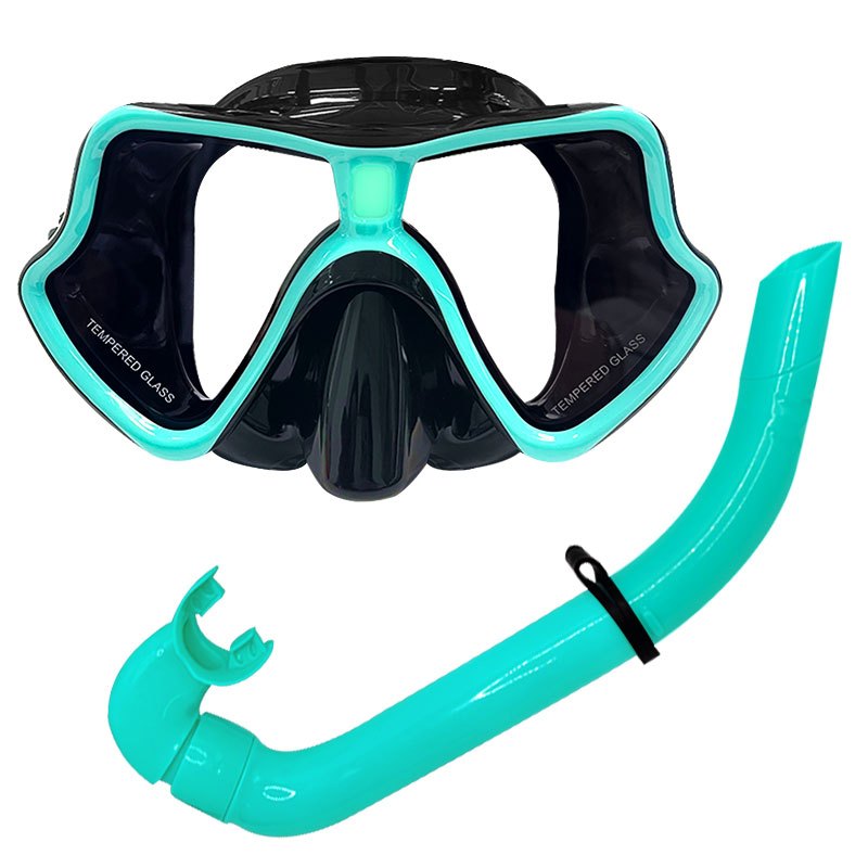 Speedy Professional Adult Dive Set Anti Fog Wide View Tempered Glass Snorkeling Mask Free Breathing