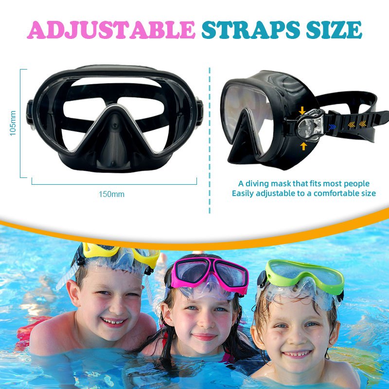 🔥Summer Hot Sale 39%OFF🌈 Speedy Children Swimming Goggles Anti Fog WideView Transparent Professional Kids Underwater Goggles