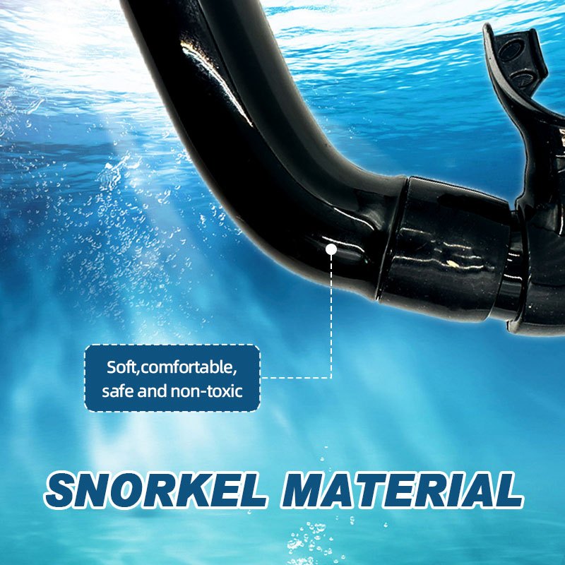Speedy Snorkel Scuba Diving Comfortable Wet Snorkel Breathing Tube Underwater Swimming For Adults