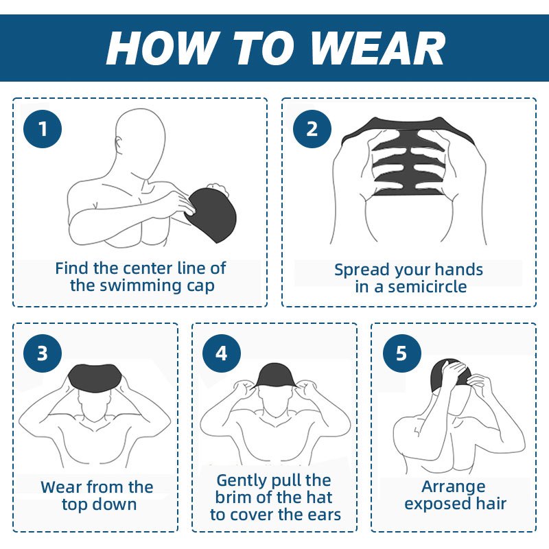 🔥Speedy Swimming Cap Silicone Waterproof Antiskid Adult Kids Swimming Pool Cap Unisex Swim Hat Diving