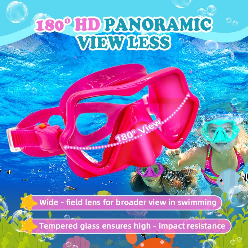 Speedy Kids Goggles Swim Wide-angle Comfortable Safe Anti Fog Goggle Mask for Diving Swim Google