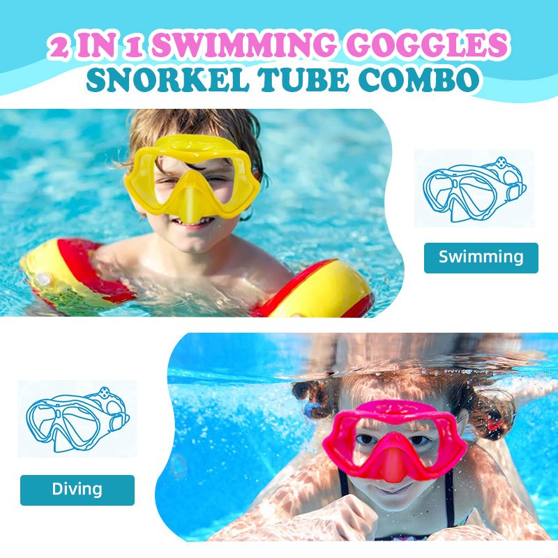 Speedy Kids Goggles Swim Wide-angle Comfortable Safe Anti Fog Goggle Mask for Diving Swim Google