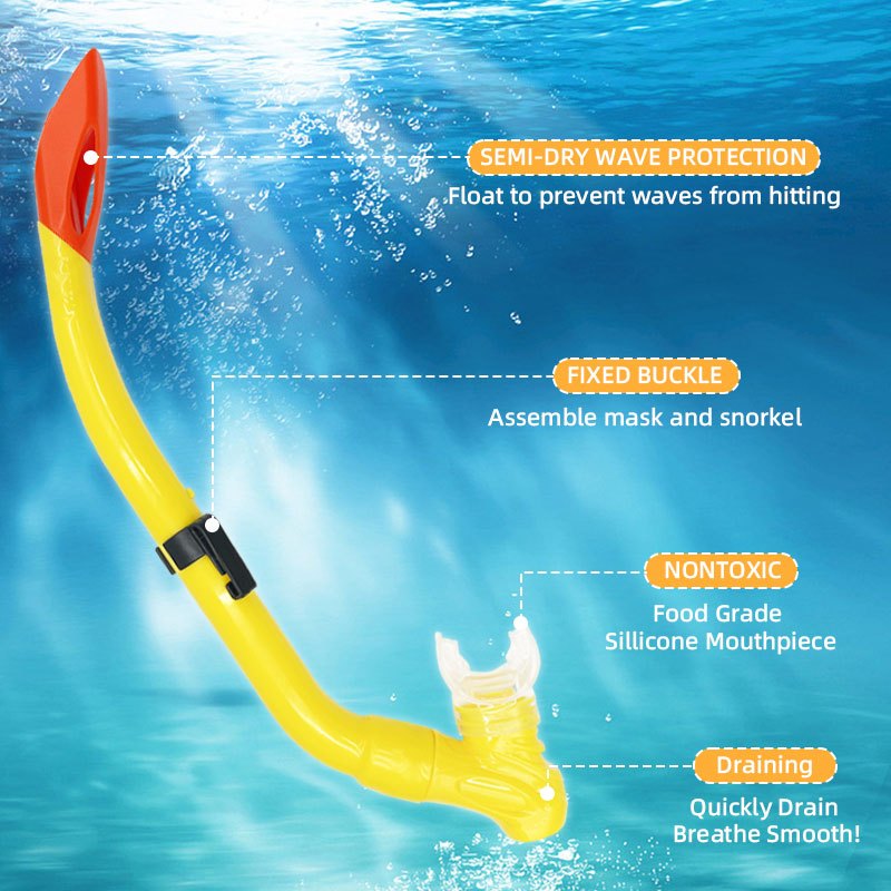 Speedy Snorkeling Set Diving Silicone Tempered Glass Diving Mask Anti Fog&Leak Original For Kids