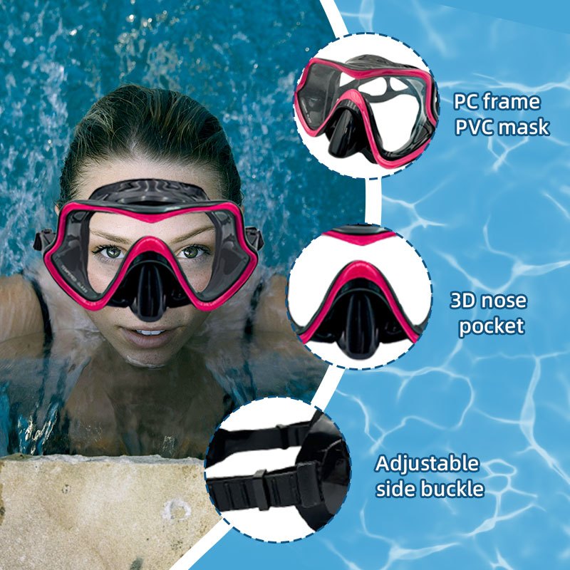 🔥Summer Hot Sale 49%OFF  🌈Speedy Snorkeling Set Diving Adult Swimming Goggles Anti Leak Tempered Glass Scuba Diving Mask