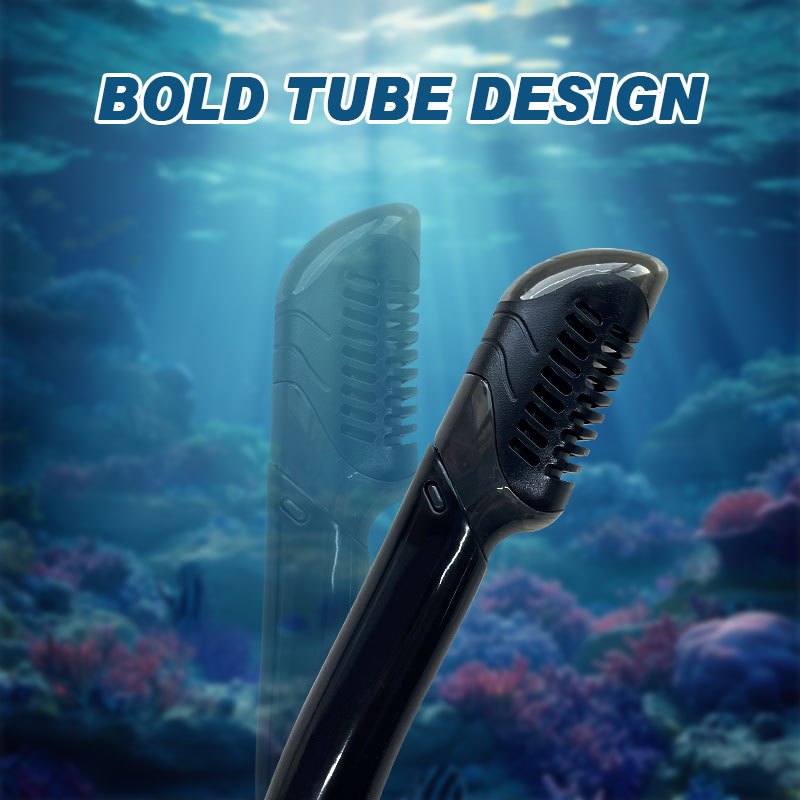 Speedy Adult Full-Dry Snorkel Set Premium Underwater Breathing Gear for Diving Snorkeling